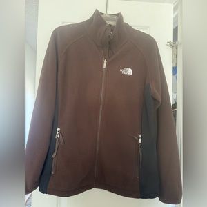 The North face fleece zip up jacket